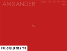 Tablet Screenshot of amxander.com